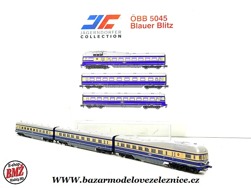 Jagerndorfer - DSS - Dieselová souprava Blauer Blitz Rh 5045 ÖBB - N