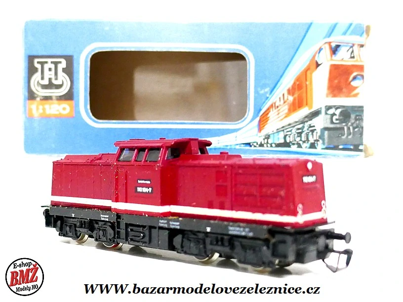BTTB - Dieselová lokomotiva BR 110 104 DR - TT
