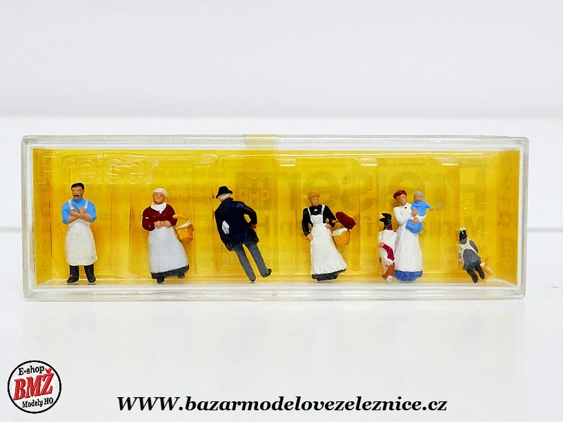 Preiser - Figurky - pro obchod s potravinami- HO
