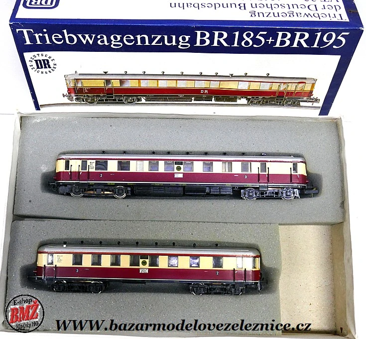PIKO DDR - DC - Dieselová souprava BR 185/195 DRG - HO