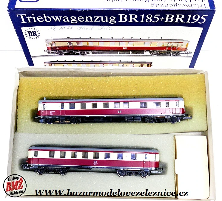 PIKO DDR - DC - Dieselová souprava BR 185/195 DR - HO