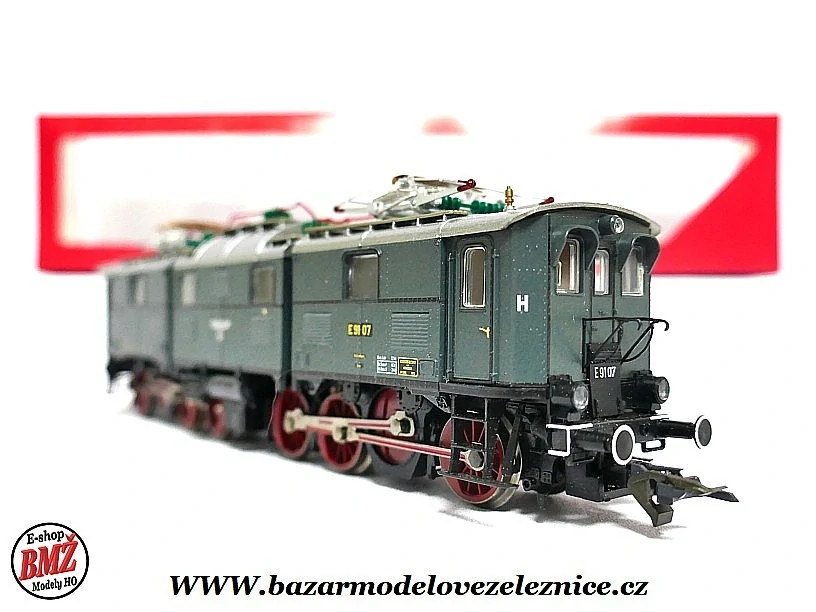 Roco - DSS - Elektrická lokomotiva E 91 07 DRG - HO