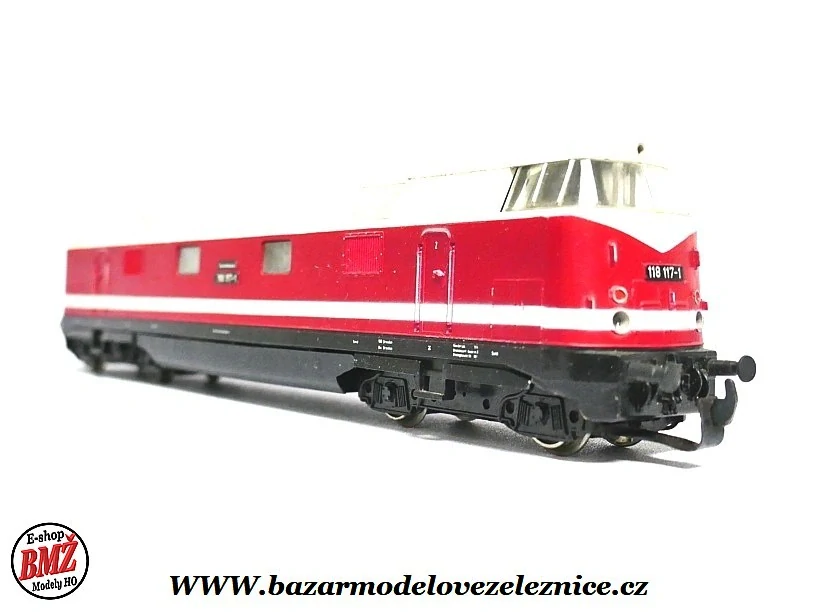 PIKO DDR - DC - Dieselová lokomotiva BR 118 117 DR - HO