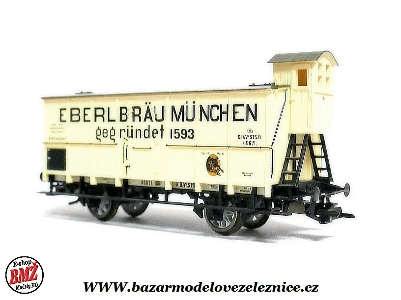 Roco - Pivovarský vůz Eberlbrau Munchen- HO