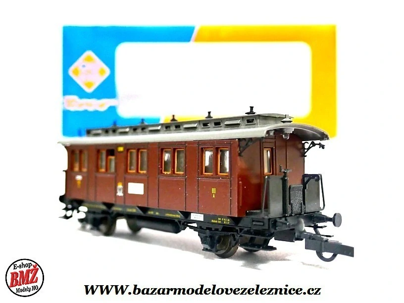 Roco - Osobní vůz K.P.E.V. - 3 tř. - HO