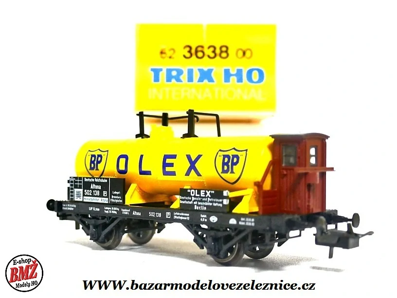 Trix - Cisternový vůz DRG Olex BP - HO