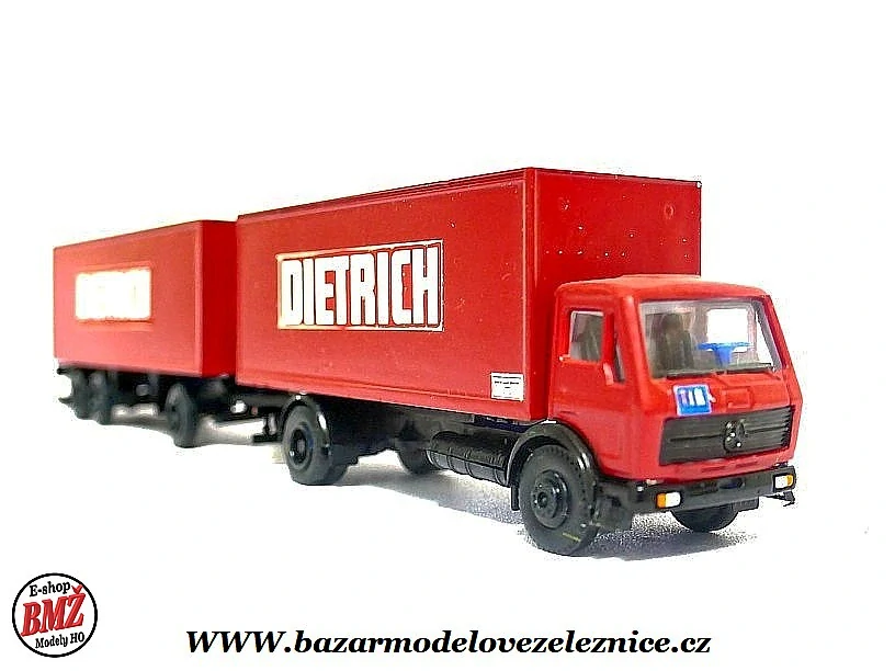 Wiking - Mercedes s přívěsem - HO