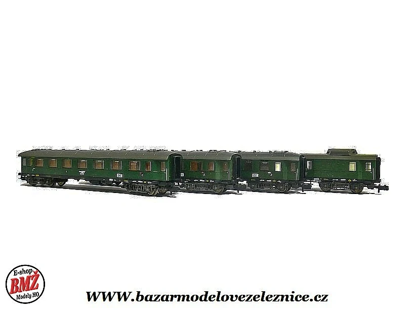 Fleischmann - Set 4 osobních vozů DRG orlice - N