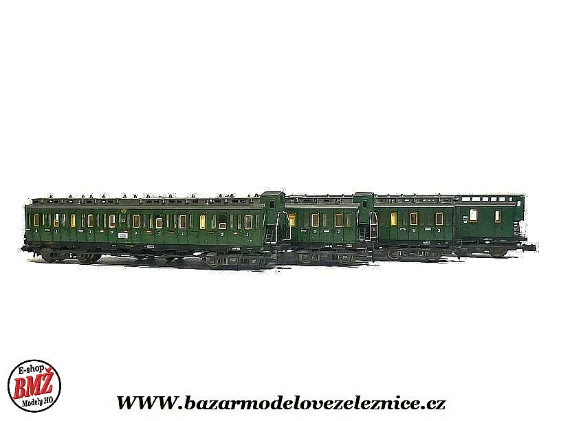 Fleischmann - Set 4 osobních vozů DR - N