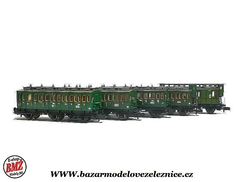 Fleischmann - Set 5 osobních vozů DRG - N