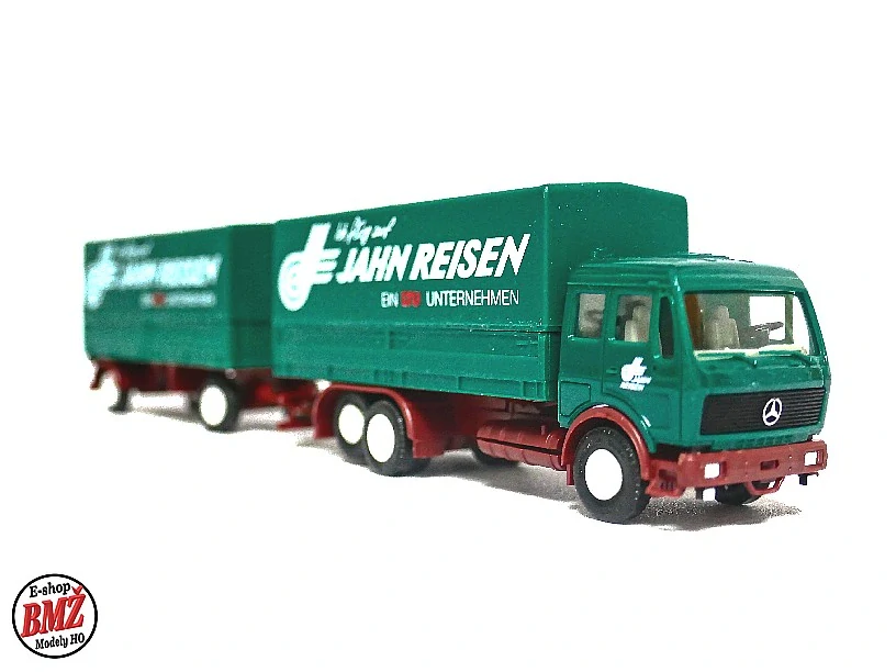 Herpa - Mercedes plachta s přívěsem - HO