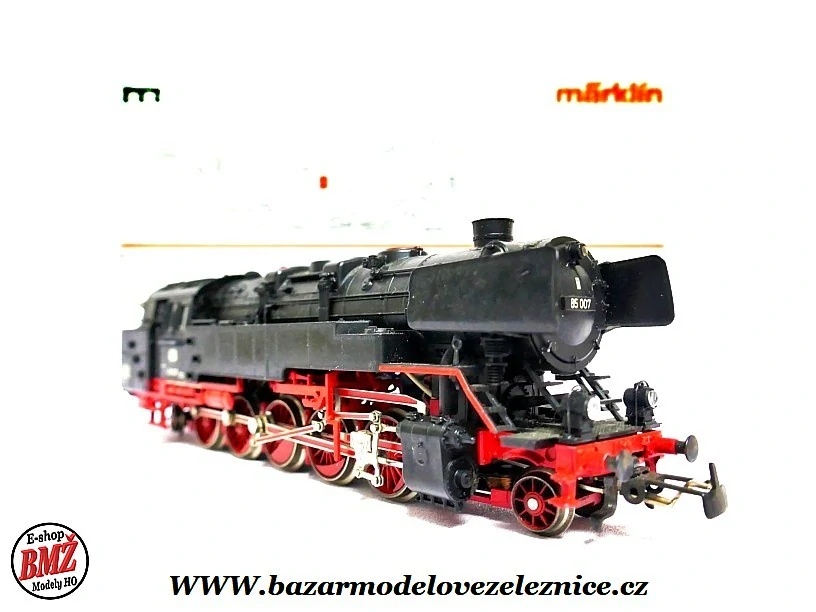 Marklin HAMO - DC - Parní lokomotiva BR 85 007 DB - HO
