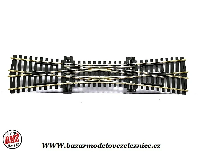 PECO - CODE 100 - SL-90 Výhybka křížová dvojitá 249mm/12° - HO