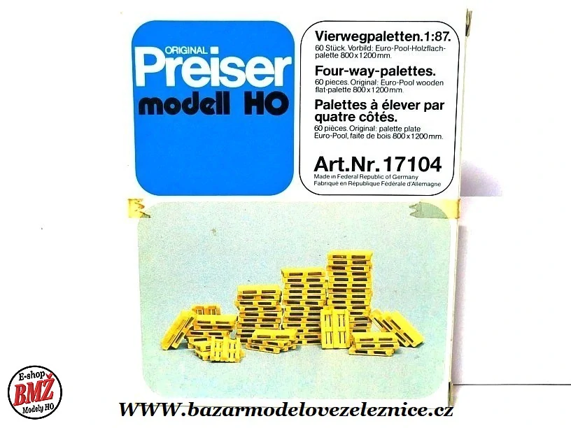 Preiser - Palety - HO