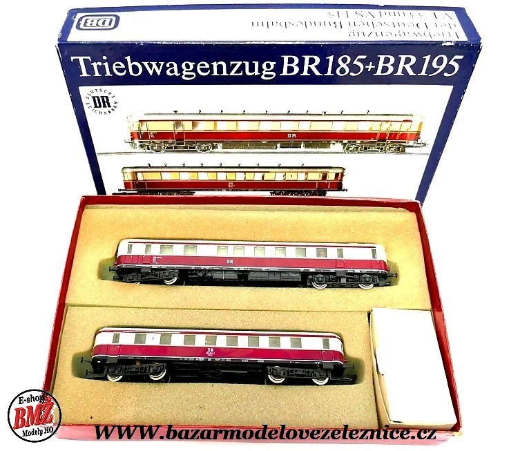 PIKO DDR - DC - Dieselová souprava BR 185/195 DR - HO