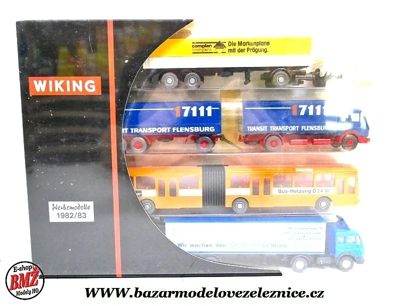 Wiking - Set 4 nákladních aut - HO