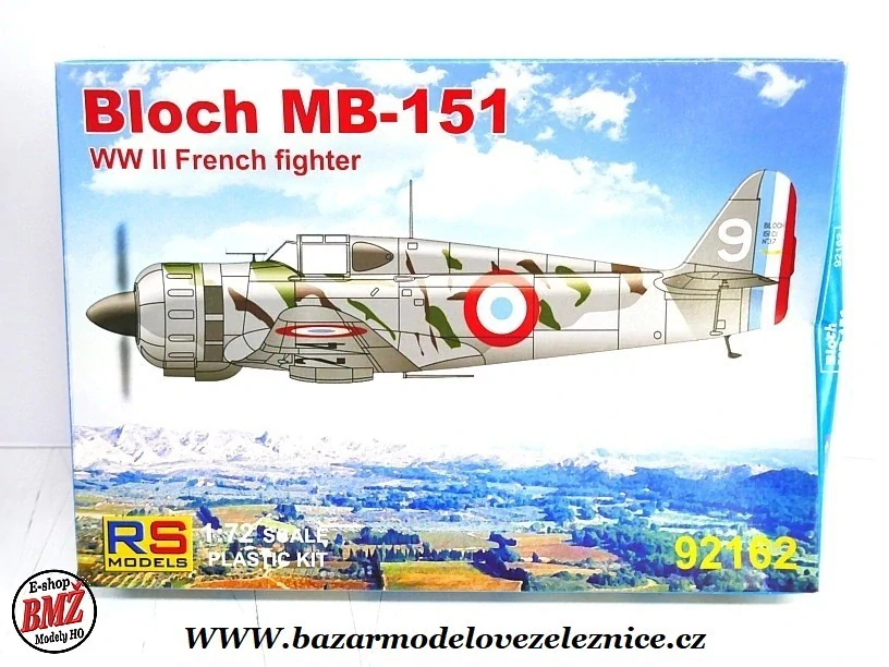 RS Models - Bloch MB-151 1/72 - stavebnice