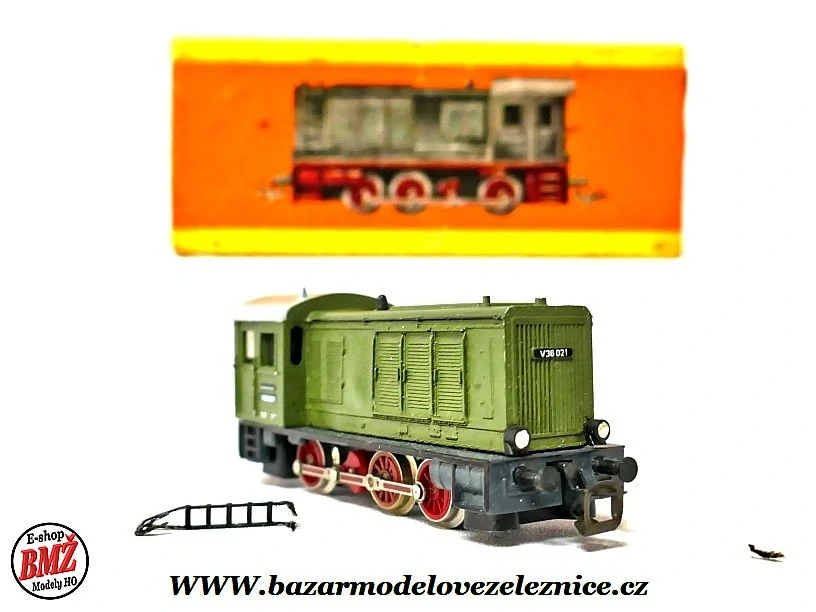 Zeuke - Dieselová lokomotiva V 36 021 DR - TT