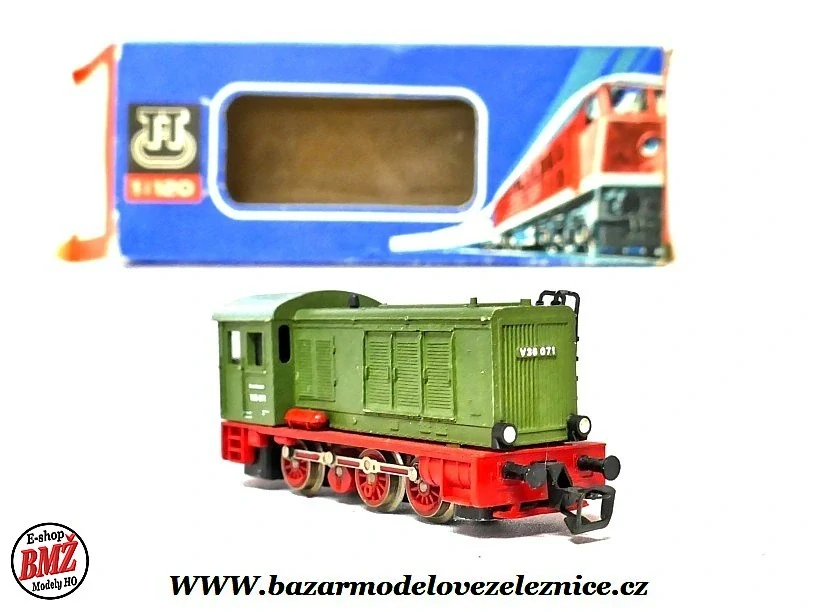 BTTB - Dieselová lokomotiva V 36 021 DR - TT
