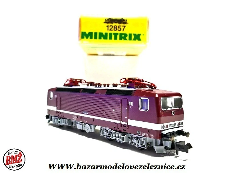 Minitrix - DC - Elektrická lokomotiva BR 143 DR - N