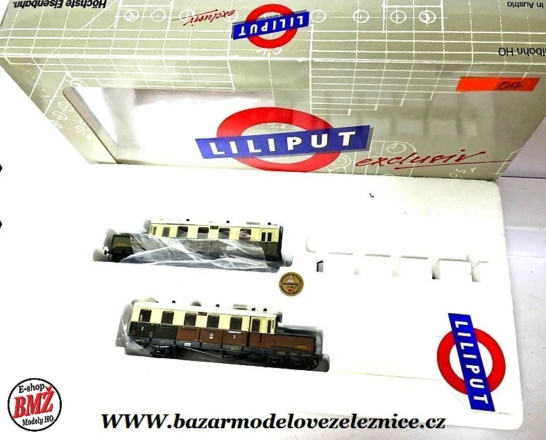 Liliput - DC - Akumulátorová souprava AT 451/452 ALTONA K.P.E.V - HO