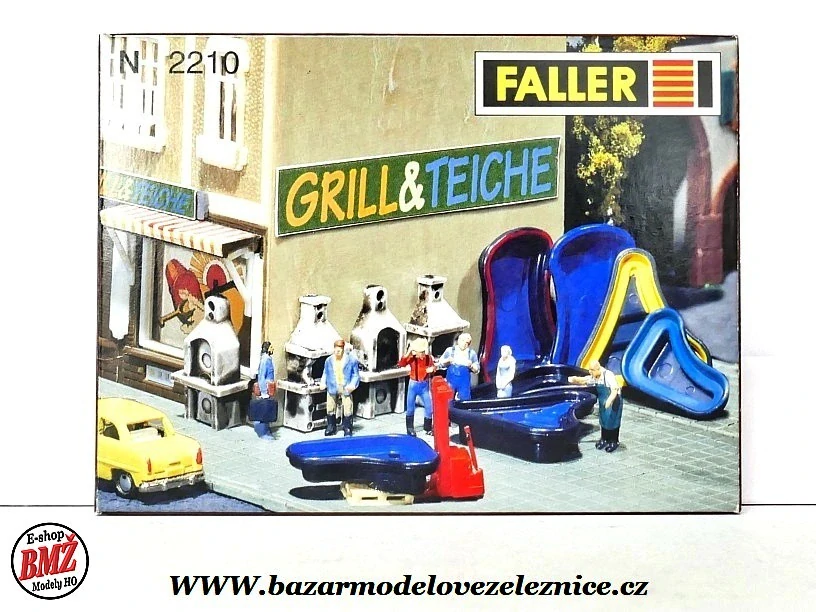 Faller - zahradních grilů a jezírek - HO