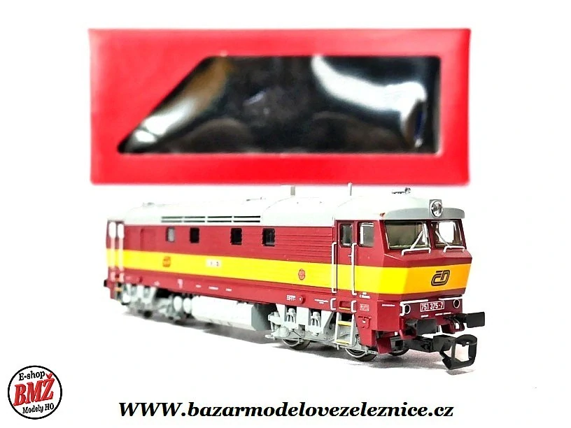 Roco - DCC - Dieselová lokomotiva 751 375-7 ČD - TT