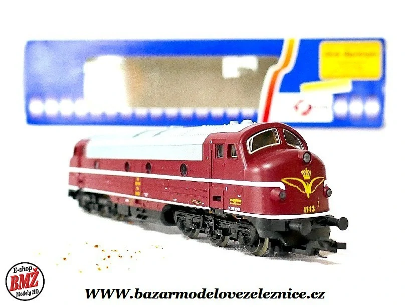 Tillig - DSS - Dieselová lokomotiva MY 1143 DSB - TT
