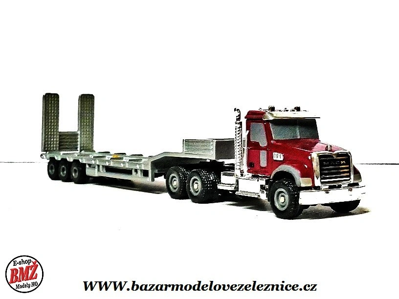 Bruder - Mack ma těžkou techniku - kovový model - TT
