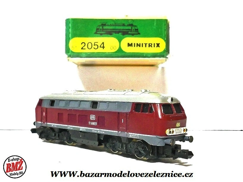 Minitrix - DC - Dieselová lokomotiva V 160 029 DB - N