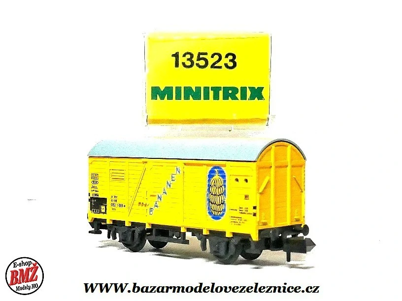 Minitrix - Krytý vůz DB Bananen - N