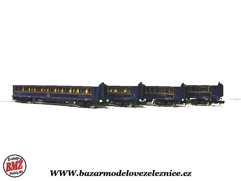 Darstaed - Set 4 osobních vozů Ciwl Orient Express - N