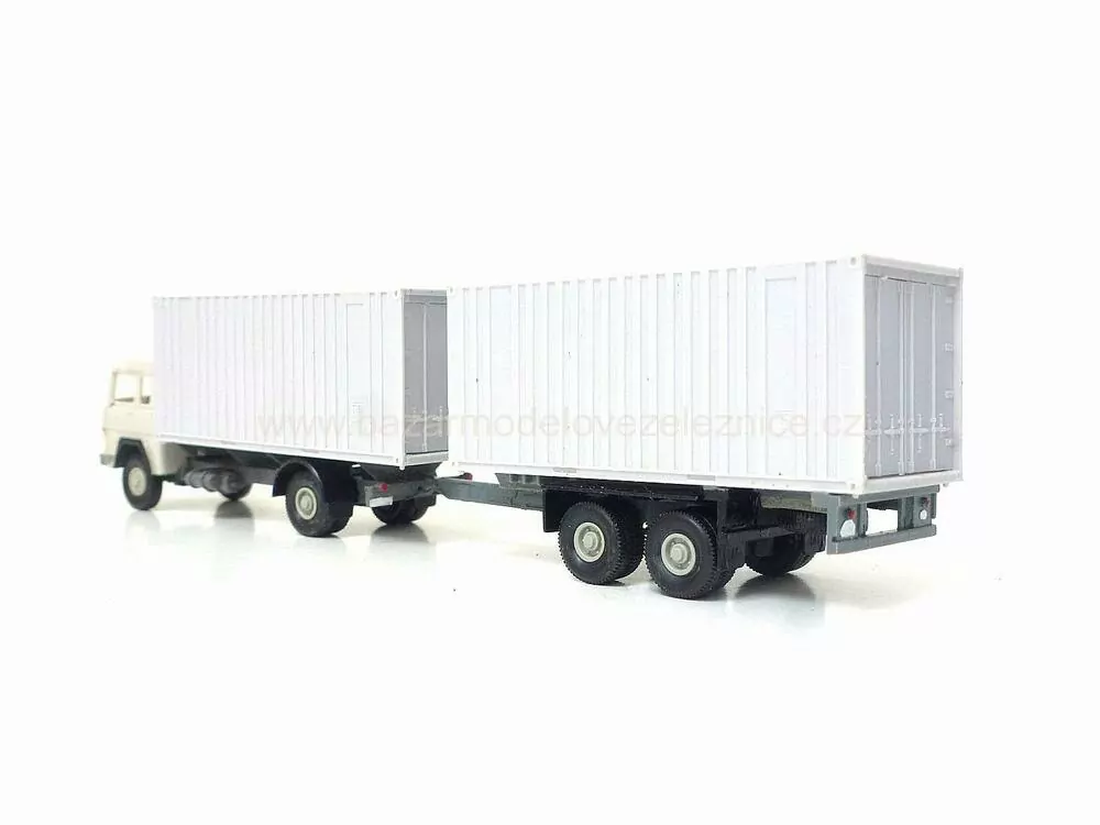 Wiking - Kontejner s přívěsem  -  HO