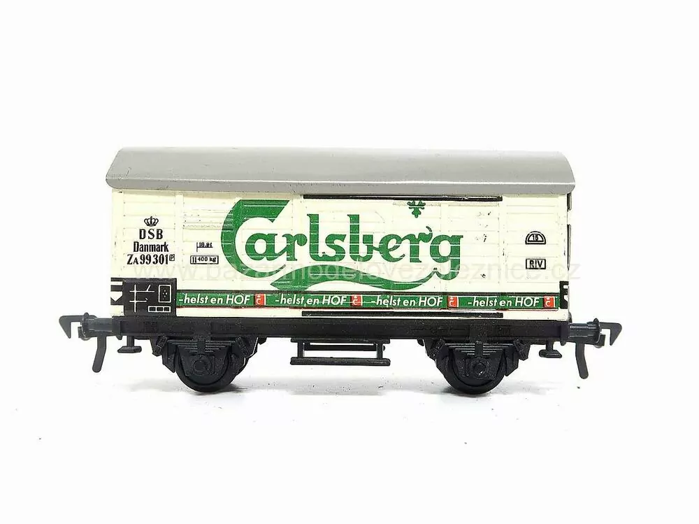 Fleischmann -Plechový  Pivovarský vůz CARLSBERG - DSB - HO
