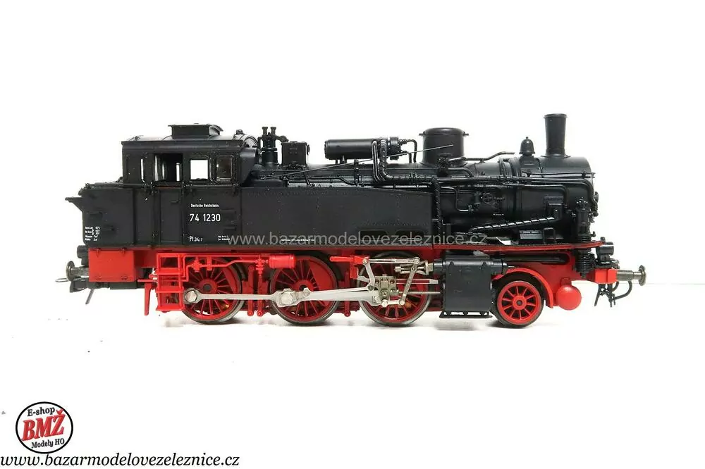 Roco - DC - Parní lokomotiva BR 74 1230 DB - HO