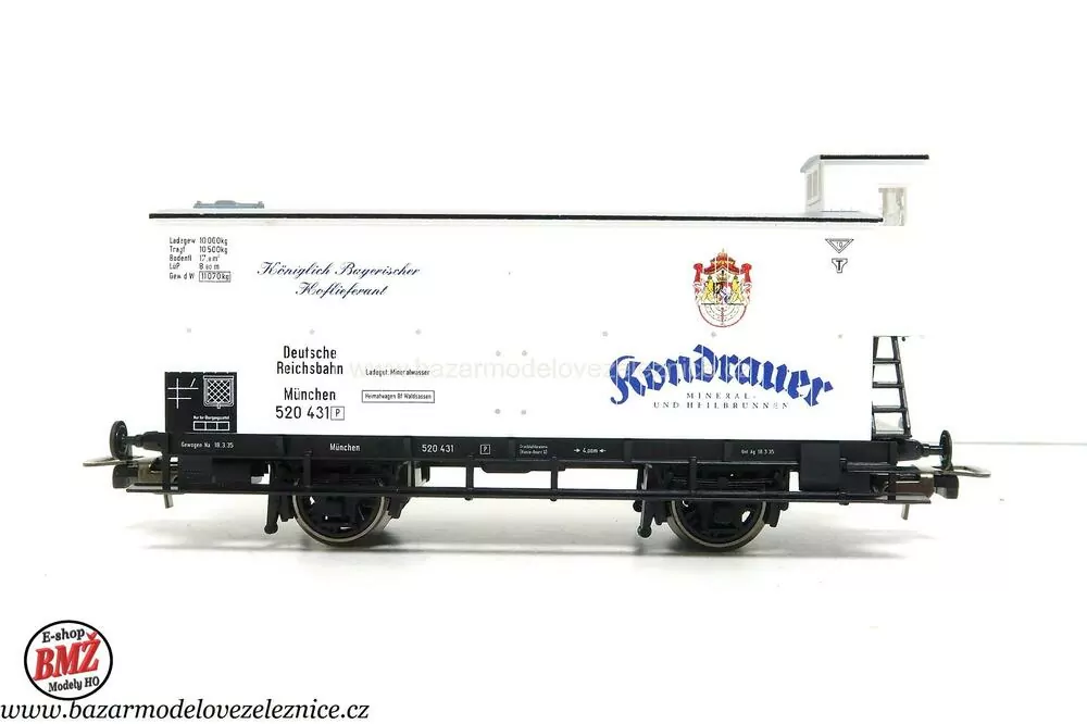 Nové Piko - Pivovarský vůz DRG Kondrauer - HO