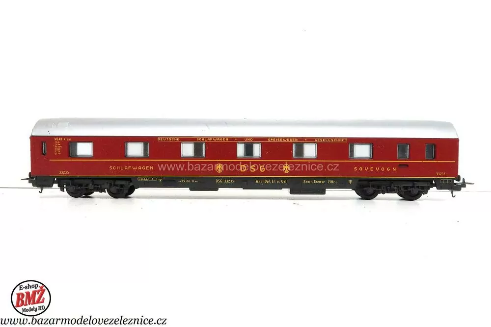 Lima - Lůžkový vůz DSG - HO
