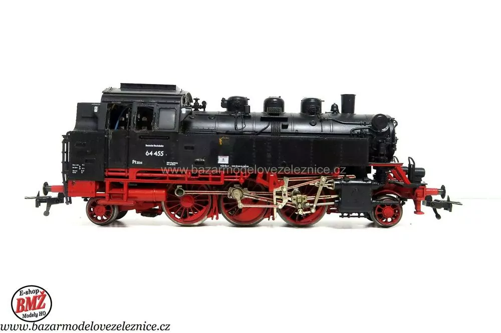 Fleischmann - DCC - Parní lokomotiva BR 64 455 DRG - HO