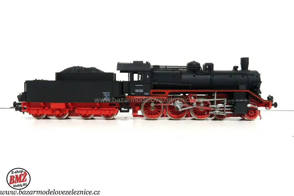 Piko DDR - DC - Parní lokomotiva BR 38 234 DR - HO