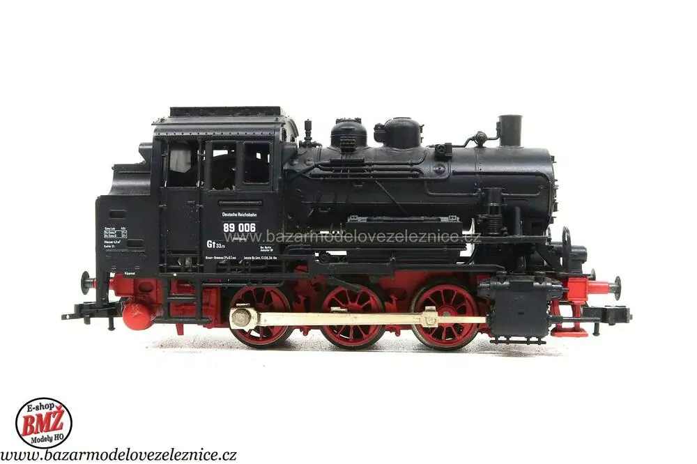Fleischmann - DC - Parní lokomotiva BR 89 006 DR - HO