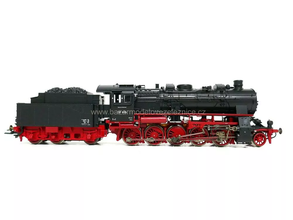 Roco - DC - Parní lokomotiva BR 58 406 DR - HO