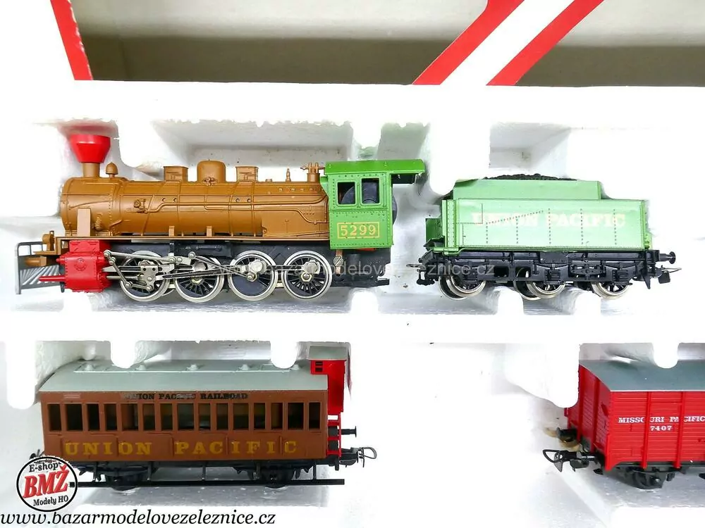 Piko DDR - DC - Set s BR 55 western + trafo - HO