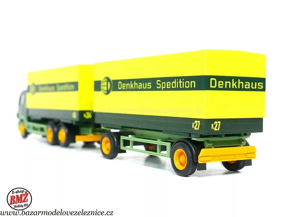 Herpa - Mercedes s přívěsem  -  HO