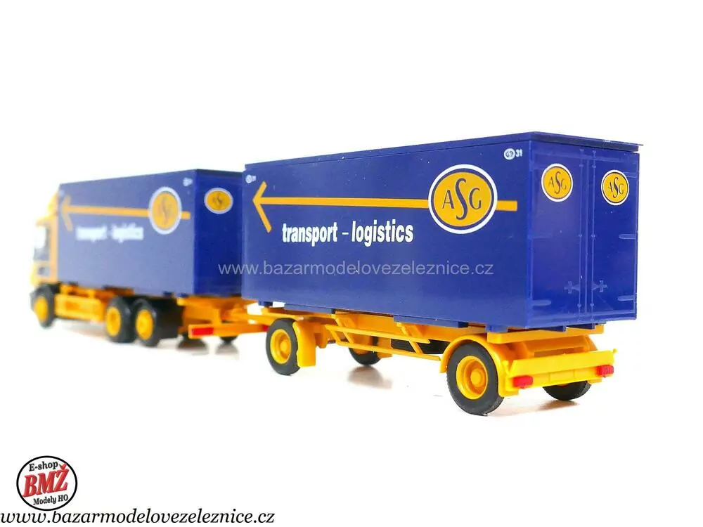 AWM - Scania s přívěsem - HO