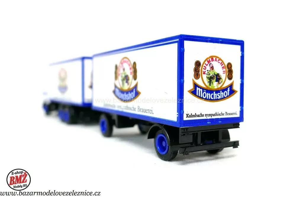 Herpa - Mercedes s přívěsem - HO
