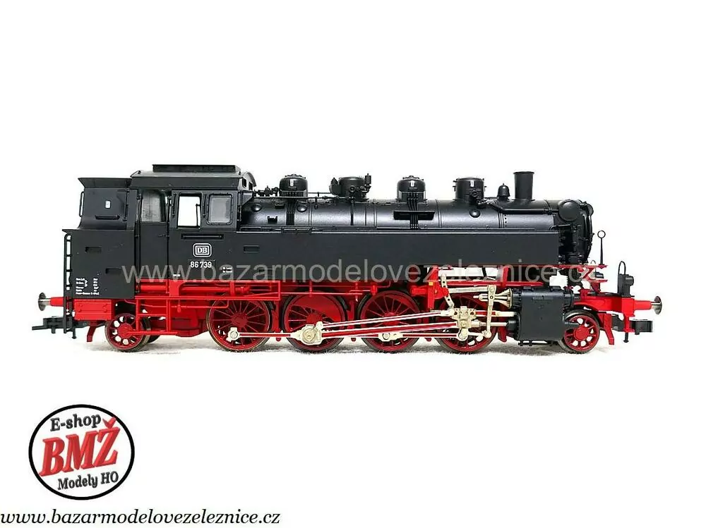 Fleischmann - DC - Parní lokomotiva BR 86 739 DB - HO