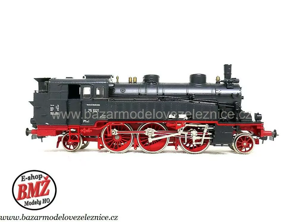 Liliput- DC- Parní lokomotiva BR 75 1021 DB - HO
