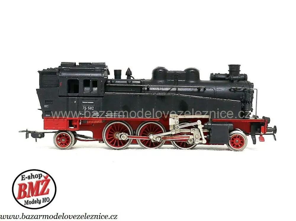 Piko DDR - DC - Parní lokomotiva BR 75 582 DR - HO