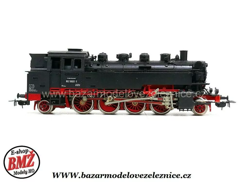 Piko DDR - DC - Parní lokomotiva BR 86 1800 DR - HO