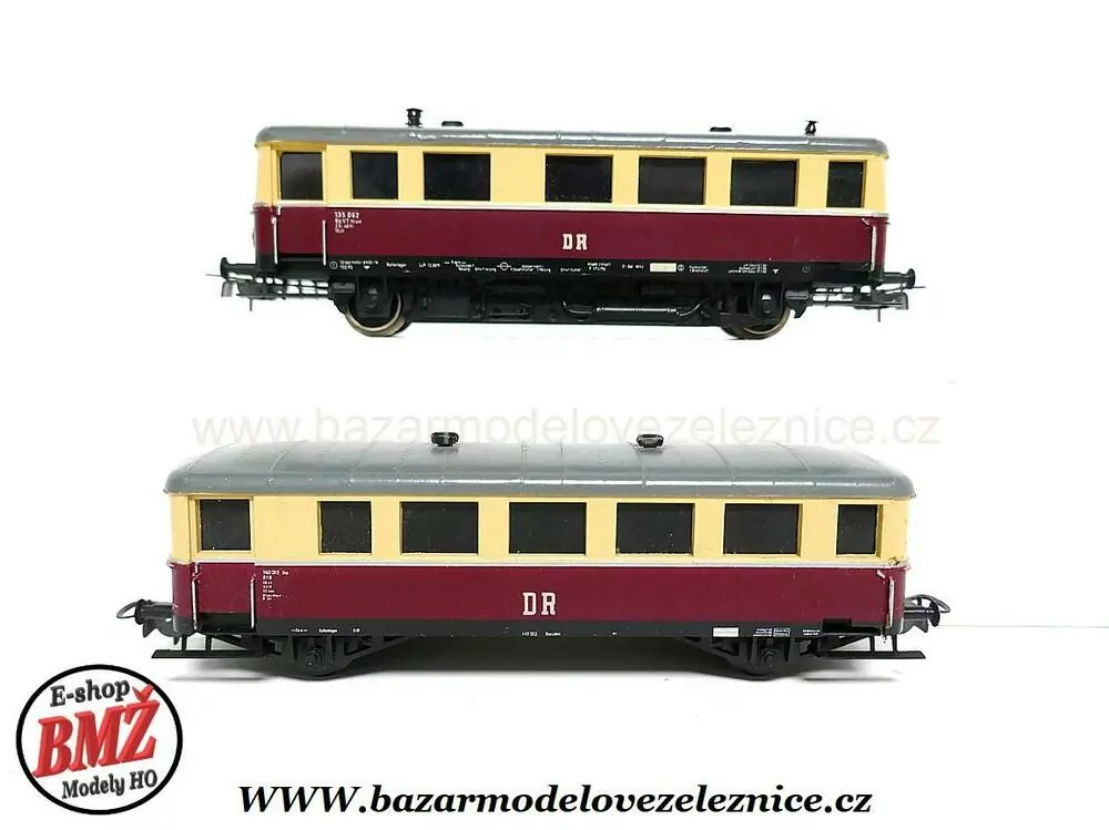 PIKO DDR - DC - Motorová souprava VT 135 DR - HO